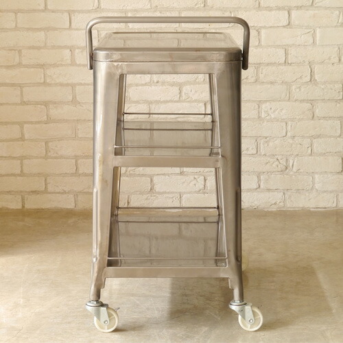 楽天市場】キッチンワゴン キャスター付き スチール アイアン ワゴン 3