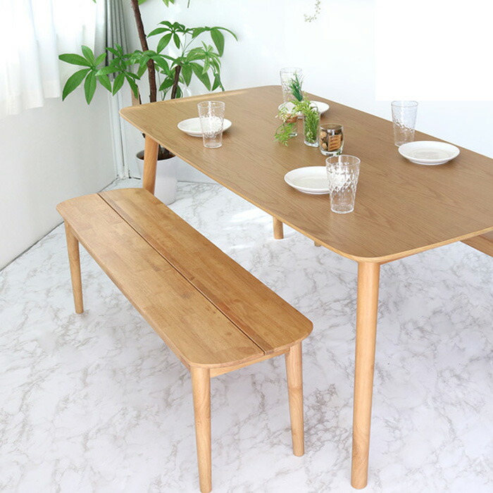 楽天市場】ダイニングベンチ 105cm 2人 2人用 ダイニング用 ベンチ 板