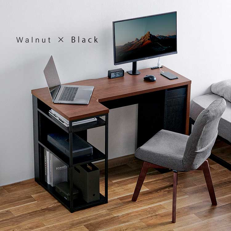 楽天市場】【公式】パソコンデスク L字型 デスク 勉強机 学習机 棚