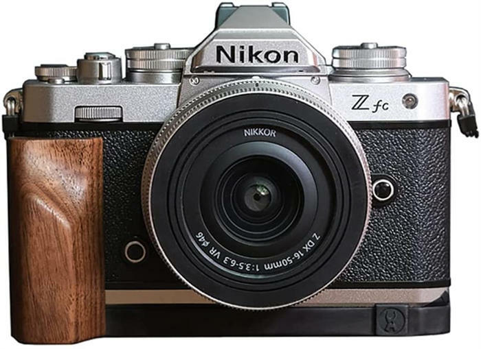 楽天市場】Nikon Z fc Zfc 専用 ハンドグリップメタル 檀木材 ボディ