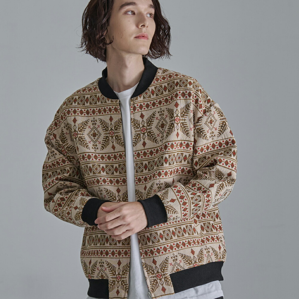 楽天市場】☆SALE価格20％OFF☆【Revo.】ゴブラン総柄織り ジップ