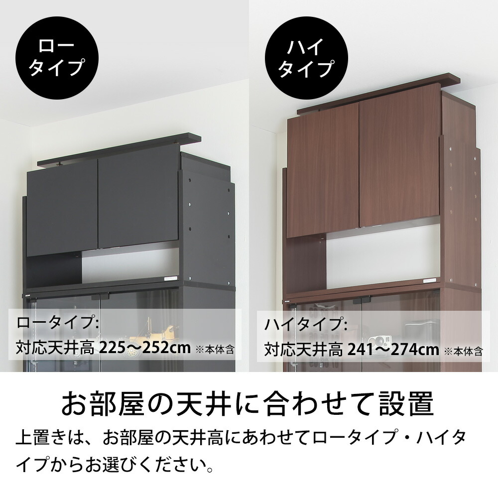 楽天市場】【ユニール専用オプション】 奥行39cm 上置きロータイプ 高