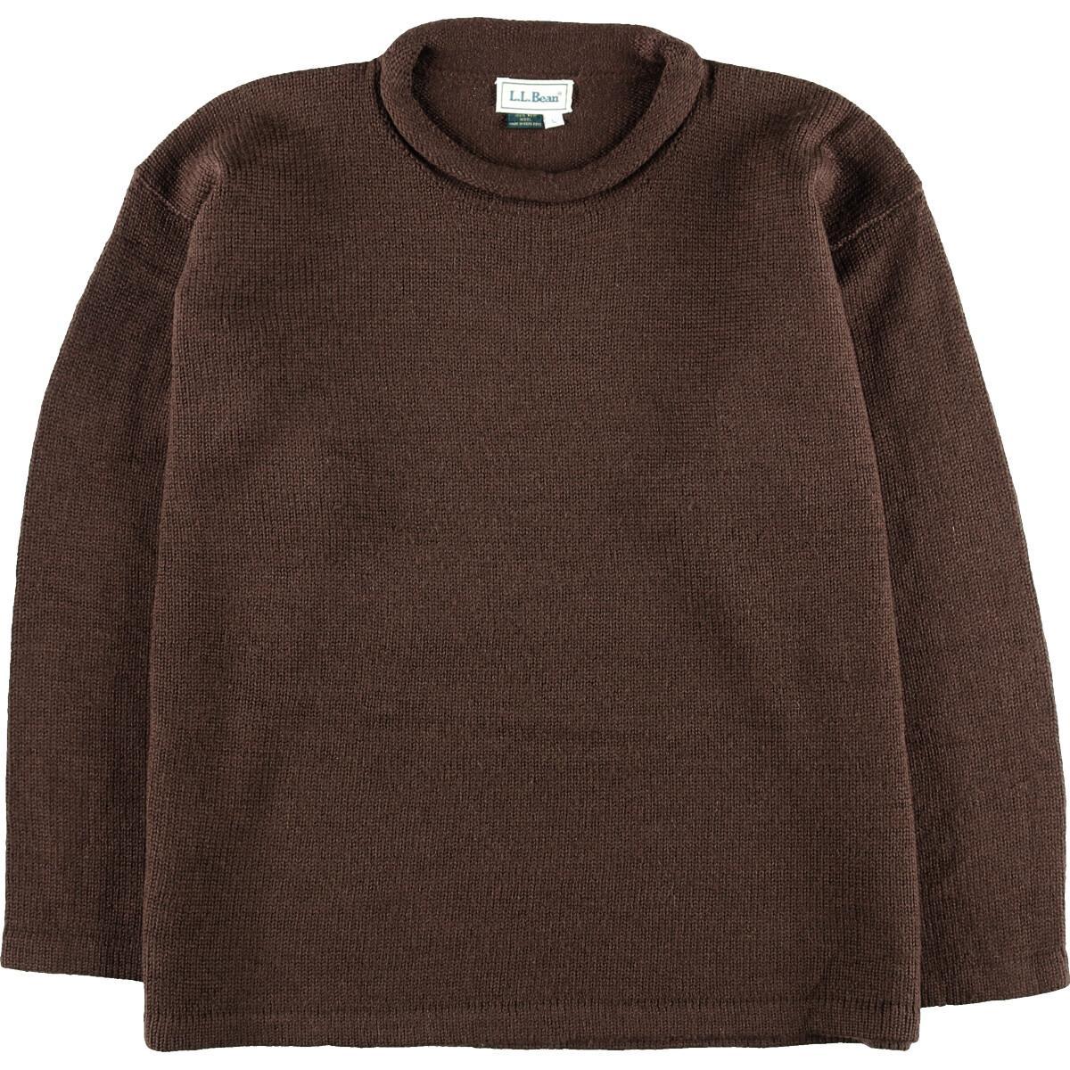 楽天市場】90年代 エルエルビーン L.L.Bean ロールネック ウールニット