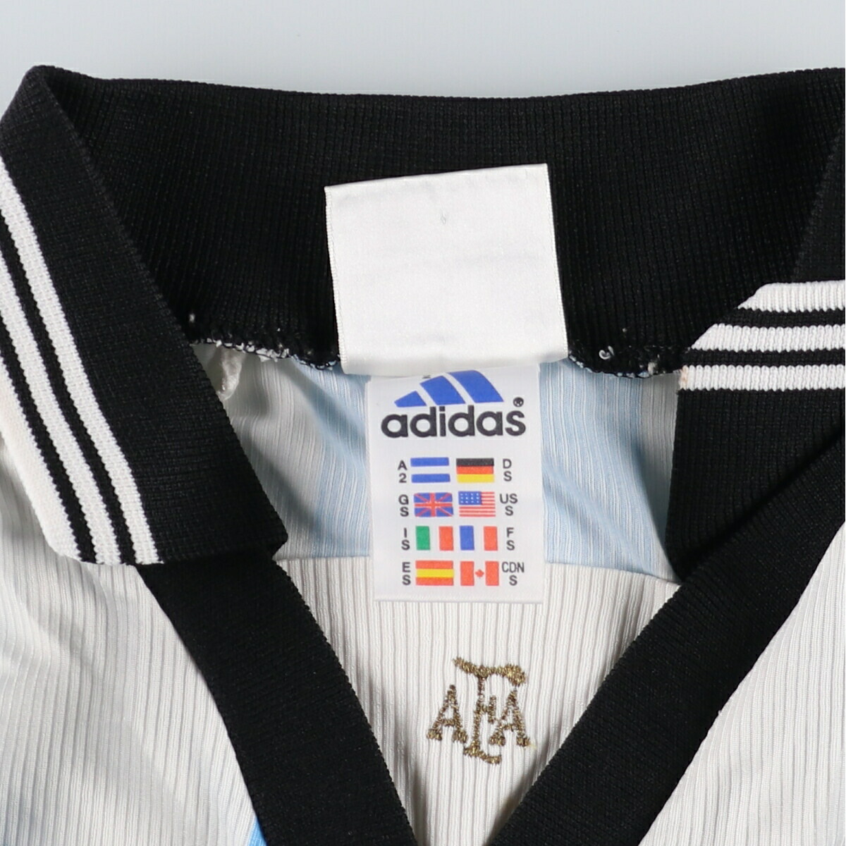 楽天市場】古着 90'S アディダス adidas アルゼンチン代表 Vネック 襟