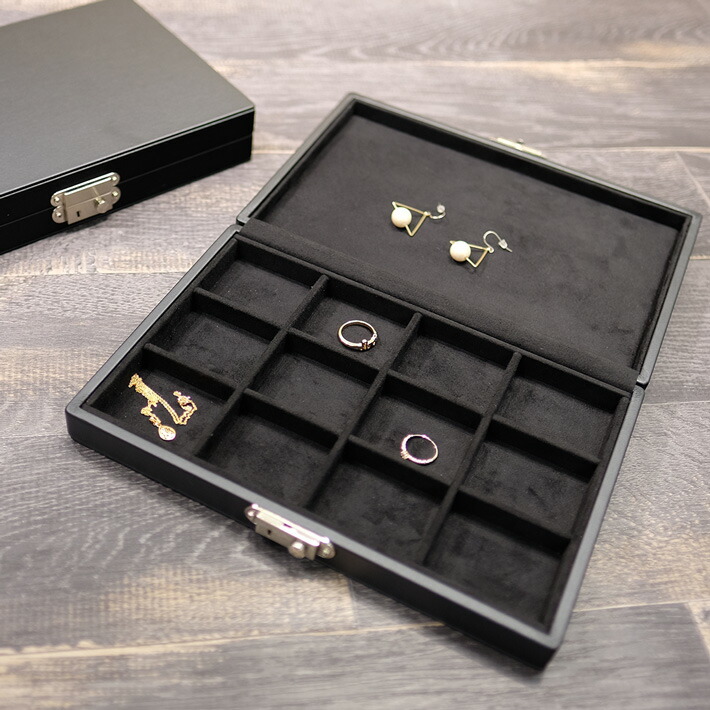 楽天市場】ジュエリーボックス セールスケース 12分割 : ジュエリー