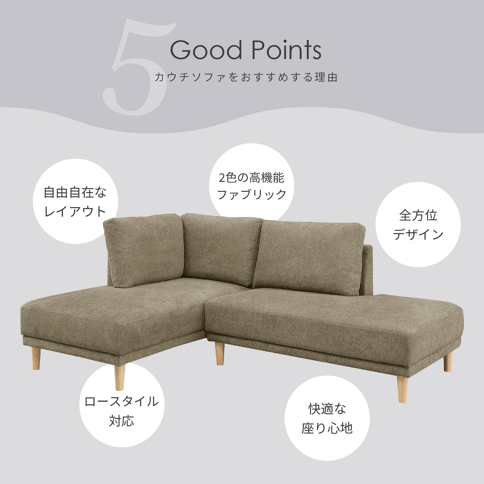 楽天市場】【13%OFFクーポン配布中！】 カウチ ソファ 幅 200 カウチ