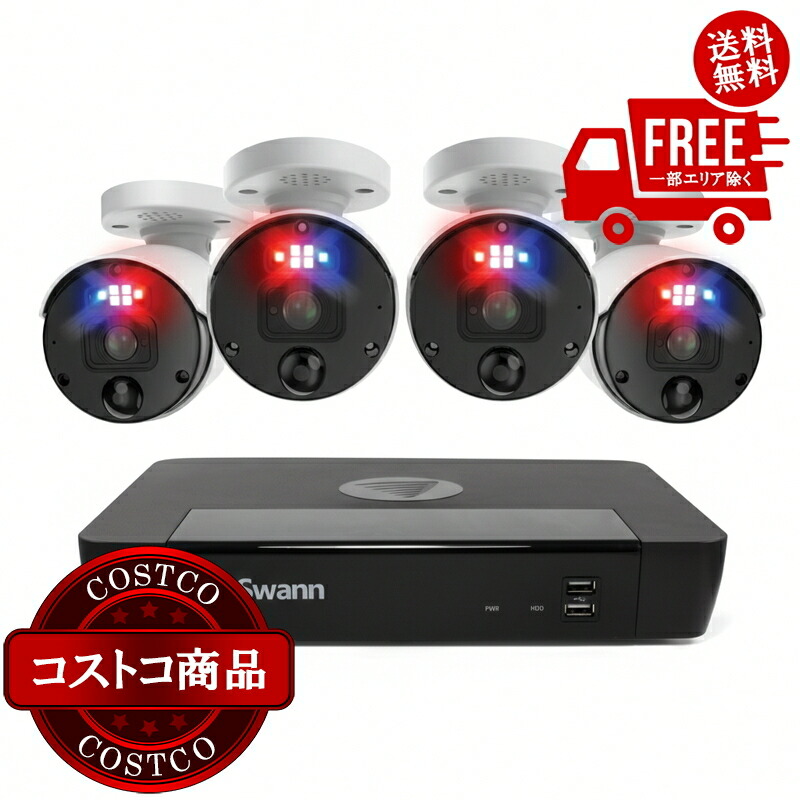 楽天市場】swann 8ch 4k nvrシステム 2tb カメラの通販