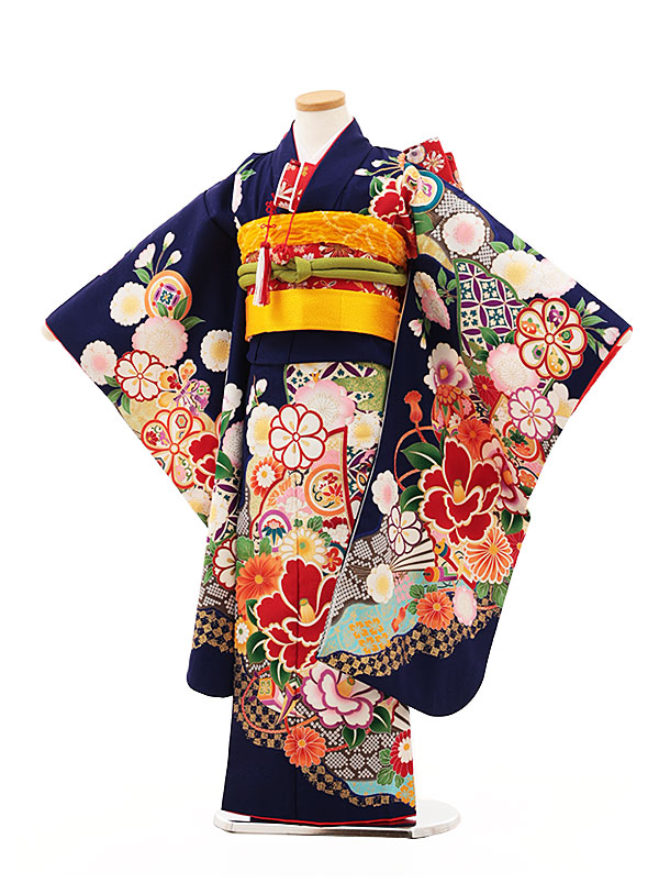 楽天市場】七五三 着物 7歳 フルセット レンタル 女の子 7歳 結び帯