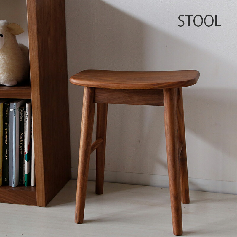 楽天市場】スツール 木製 椅子 おしゃれ 北欧 モダン 完成品 無垢材