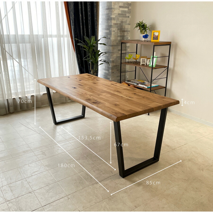 楽天市場】10%offクーポン配布中 ダイニングテーブル 6人掛け 180 無垢