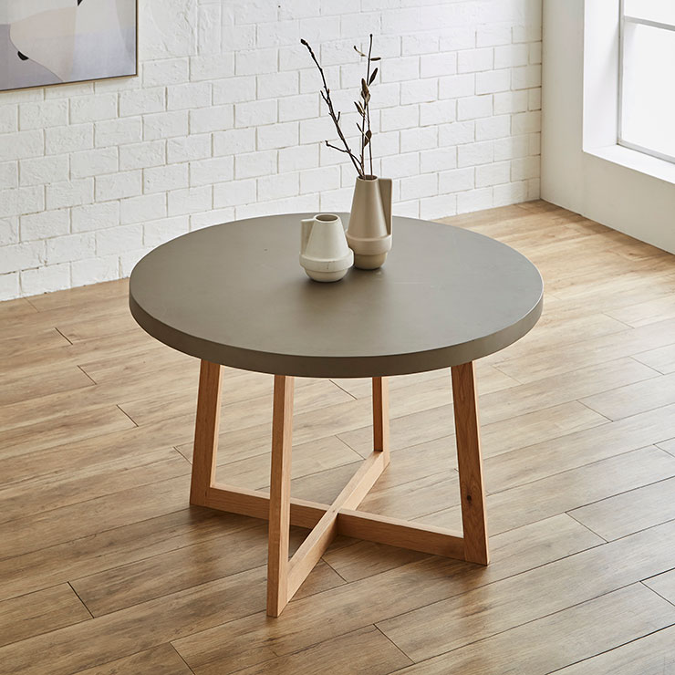 楽天市場】ダイニングテーブル 丸テーブル テーブル単品 幅110