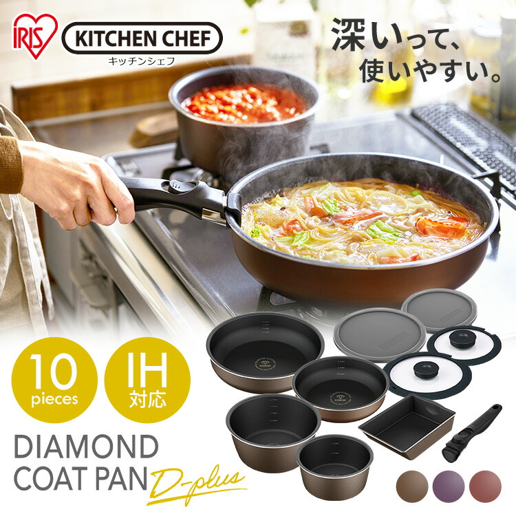 楽天市場】[P3倍☆24日9:59] フライパン セット ih ガス火 おしゃれ 蓋