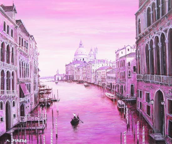 楽天市場】絵画 油絵 ベニス （前田光一） 送料無料 【肉筆】【油絵