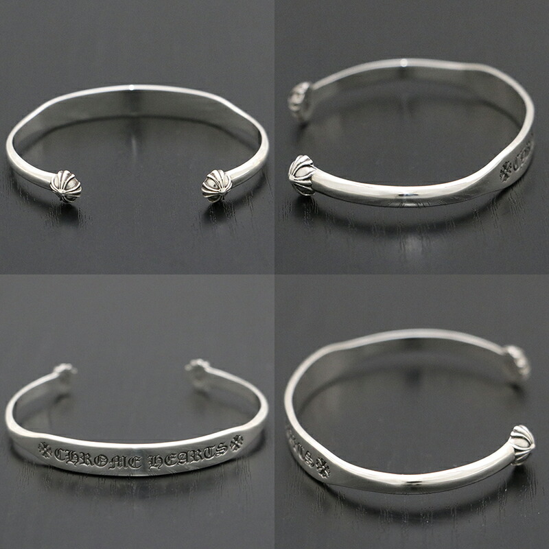 楽天市場】クロムハーツ 【CHROMEHEARTS】フラットCHプラスバングル