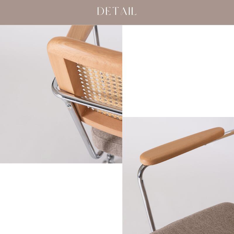 楽天市場】ラタンデスクチェア ラタン調 F7-119 オフィスチェア ワーク