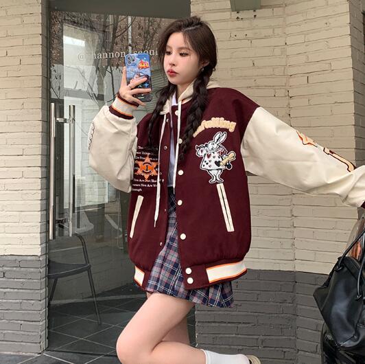 楽天市場】刺繍 フード取り外し ベースボールジャケット スタジャン