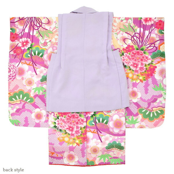 楽天市場】七五三 着物 3歳 女の子 ブランド被布セット Shikibu Roman