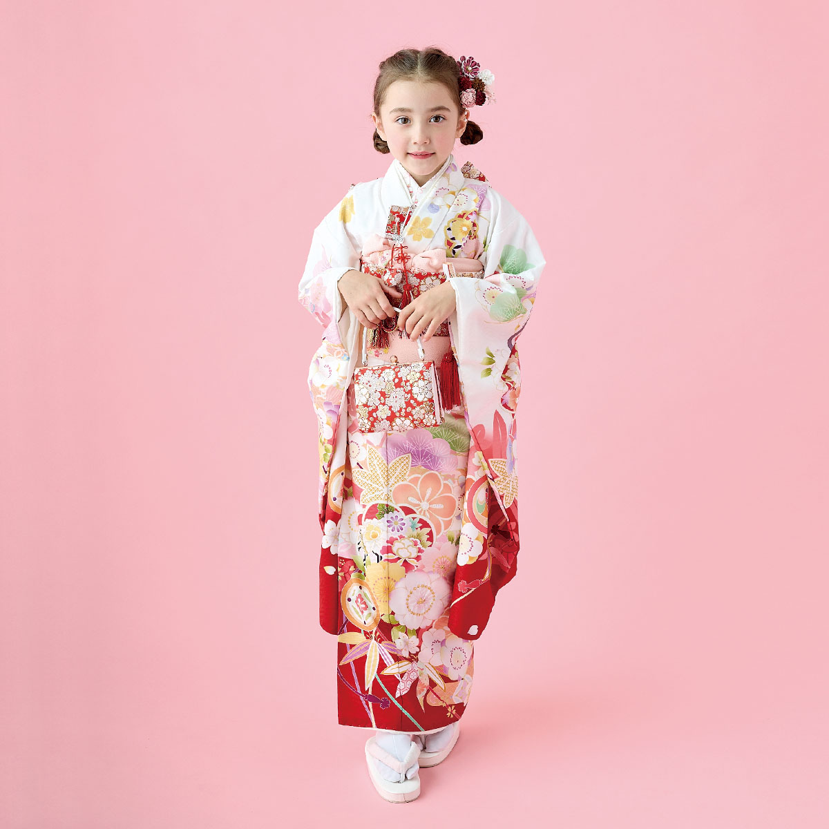 楽天市場】【レンタル】753 七五三 着物 7歳 フルセット 女の子