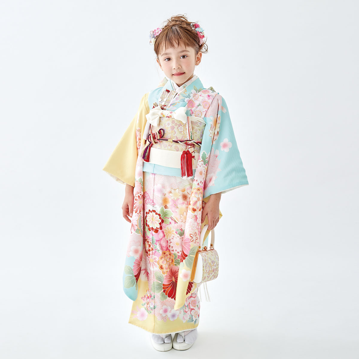 楽天市場】【レンタル】753 七五三 着物 7歳 フルセット 女の子