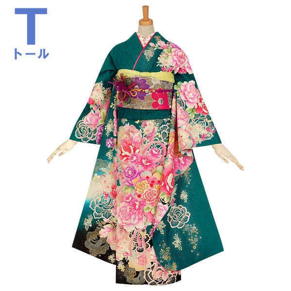 楽天市場】【振袖 レンタル】 結婚式 結納R1117 正絹 緑 薔薇のブーケ