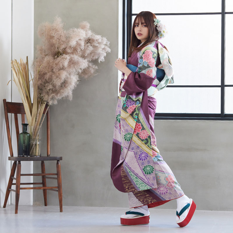 楽天市場】成人式早割クーポン10％オフ【振袖 レンタル】RS795 正絹 赤