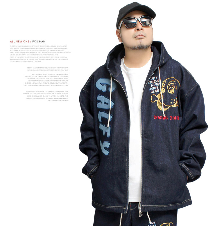 楽天市場】送料無料 GALFY(ガルフィー) デニム セットアップ ジャージ