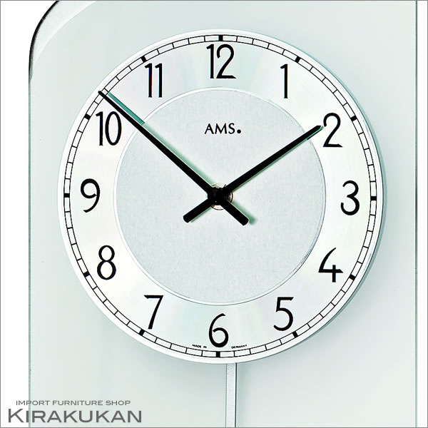 楽天市場】輸入時計 AMS アームス社ドイツ製 .クォーツ 壁掛け時計