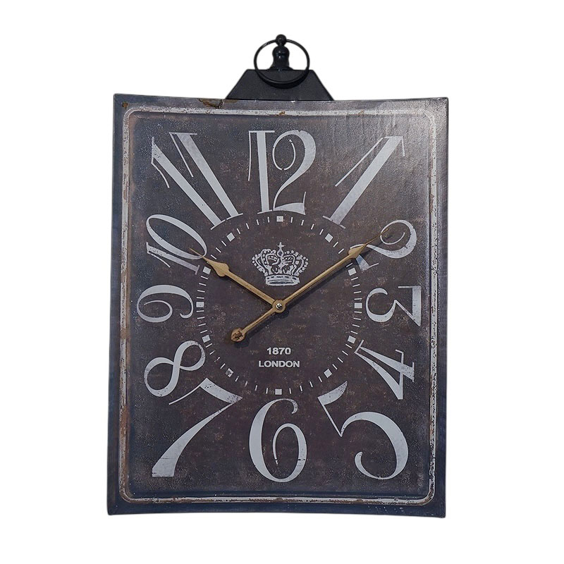楽天市場】アンティーク 調 掛け時計 おしゃれ 掛時計 長方形 壁掛け