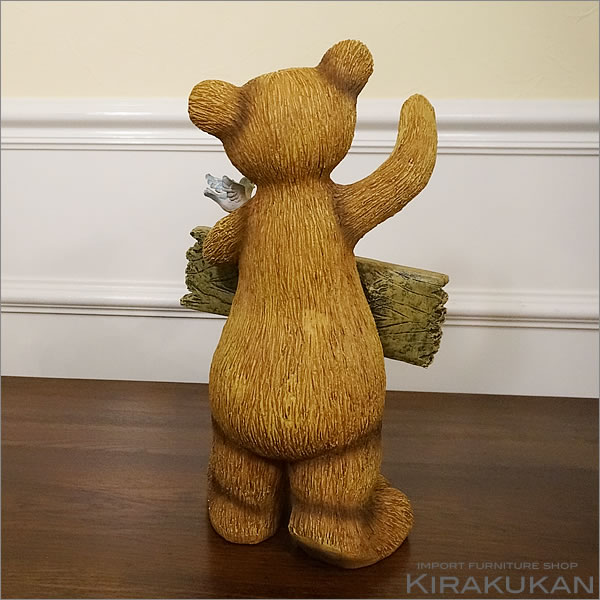 楽天市場】ウェルカム くまさん ベア WELCOME 置物 イタリア雑貨