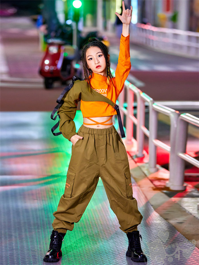 楽天市場】キッズ ダンス衣装 セットアップ へそ出し服 ヒップホップ