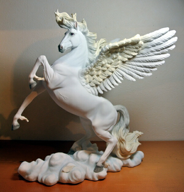 楽天市場】【送料無料】成功と自由 ペガサス像 ペガサス 天使