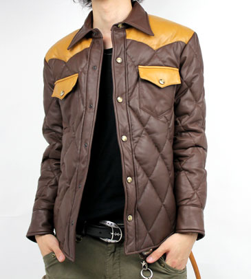 楽天市場】Y2 Y'2 LEATHER キルティング レザーシャツ S〜L 日本製