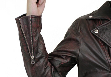 楽天市場】革ジャン ダブルライダース ジャケット 山羊革 ゴートレザー