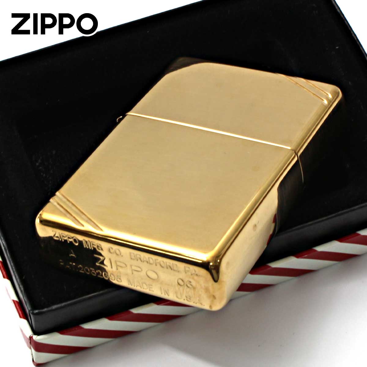 楽天市場】Zippo ジッポライター 1937レプリカ 無地 真鍮 ブラス 鏡面