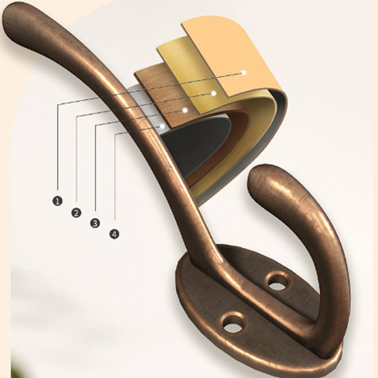 楽天市場】壁掛けフック ウォールハンガー 木製 ウォールフック 4連 5