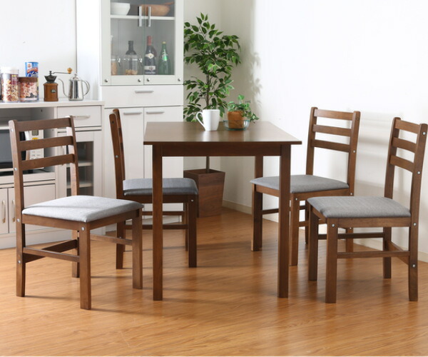 楽天市場】ダイニングセット 5点セット テーブル 幅110cm チェア 4脚