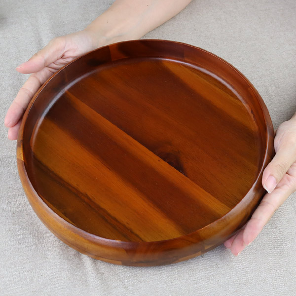 楽天市場】プレート 27cm カフェ ボウルプレート 皿 食器 木製食器