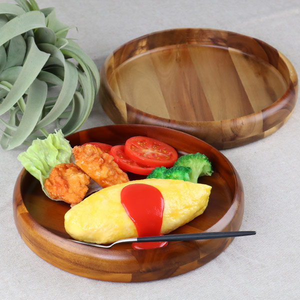 楽天市場】プレート 27cm カフェ ボウルプレート 皿 食器 木製食器