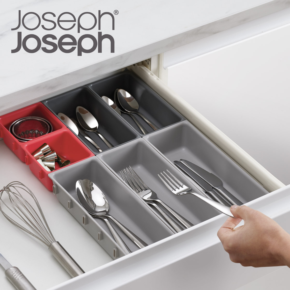 楽天市場】Joseph Joseph カトラリーケース デュオ 7ピース ドロワー