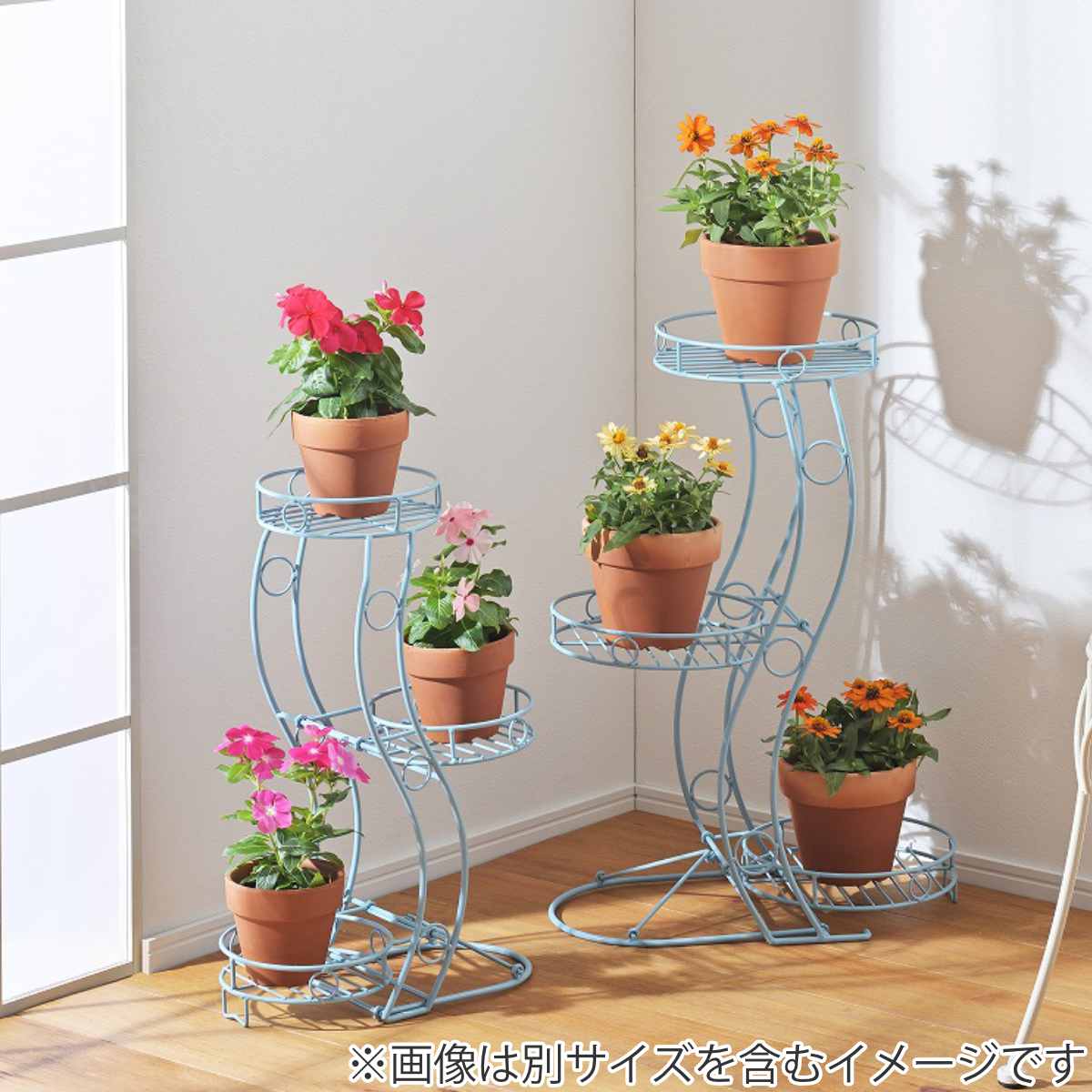 楽天市場】フラワースタンド 心春 S型 折りたたみ フラワーラック S