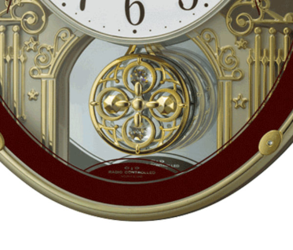 楽天市場】振り子時計 スモールワールドプラウド 18曲収録 電波時計