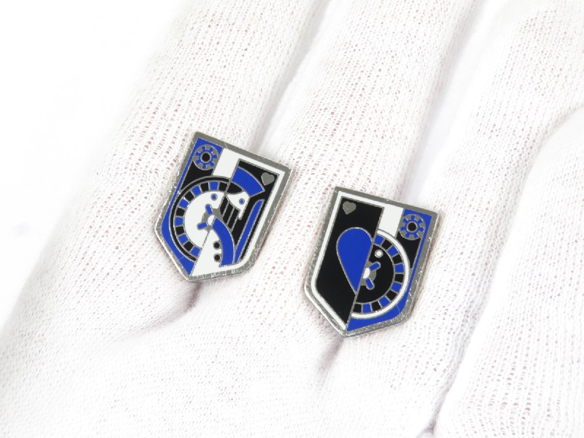 楽天市場】□中古□ エルメス カジノ エース トランプ カフス SV