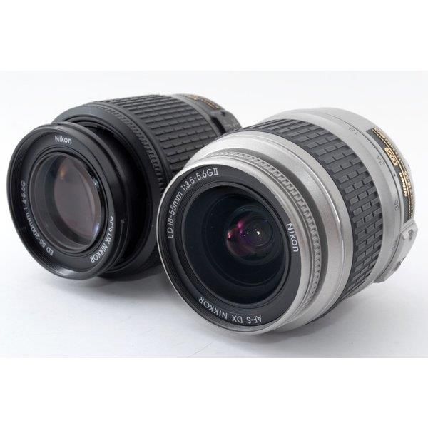 楽天市場】【中古】ニコン Nikon D40 ダブルズームセット シルバー 美