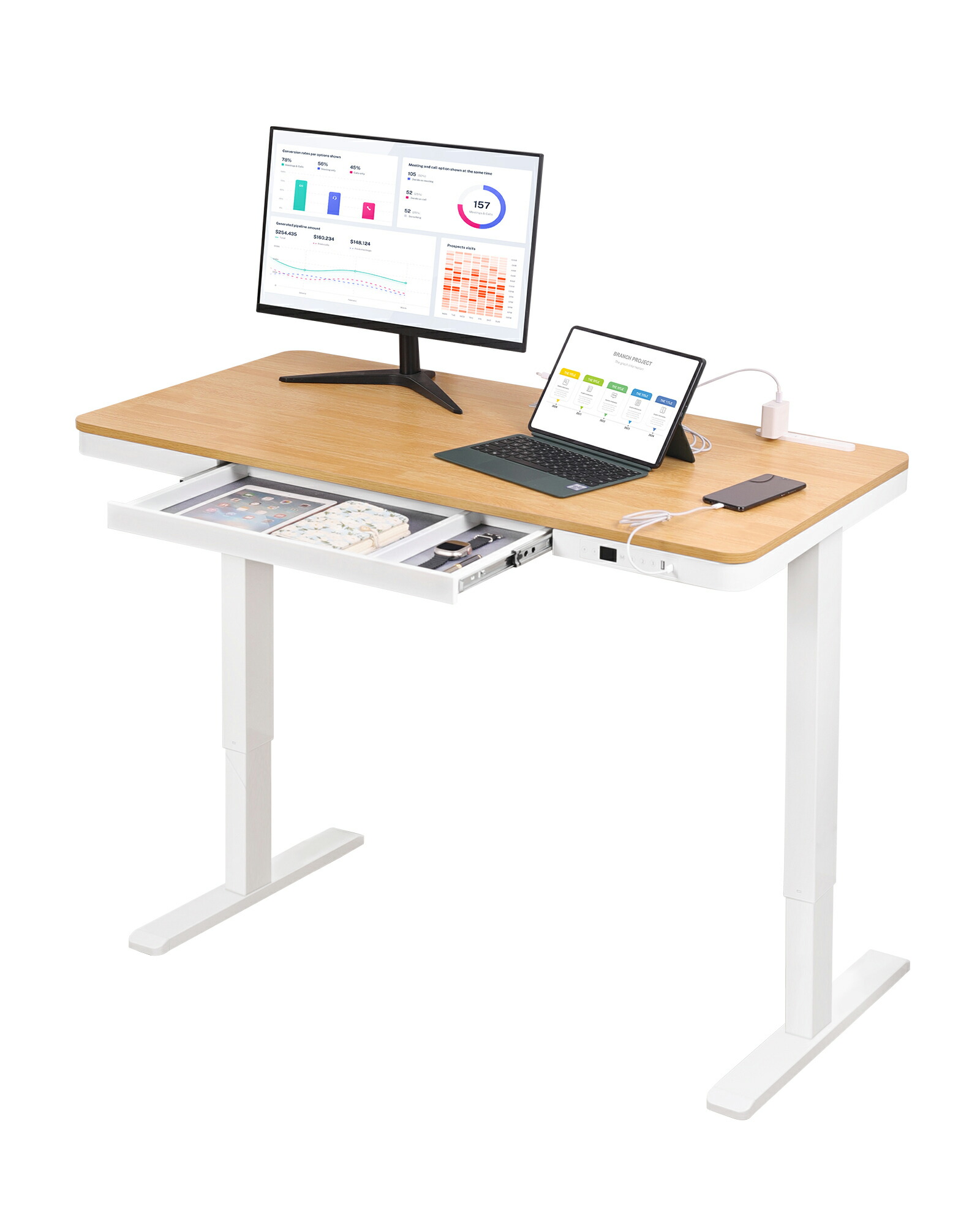 楽天市場】LSTLIFE 昇降デスク 電動昇降デスク スタンディングデスク