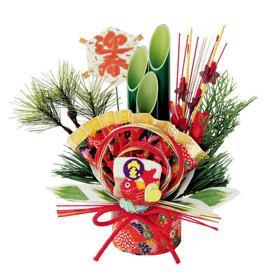 楽天市場】正月飾り 正月用品 RS-762 ミニモダン飾り 宝屏風＆門松