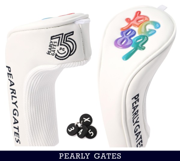 PEARLY GATES 35周年記念 ゴルフバッグ ヘッドカバー 限定品 PEARLY