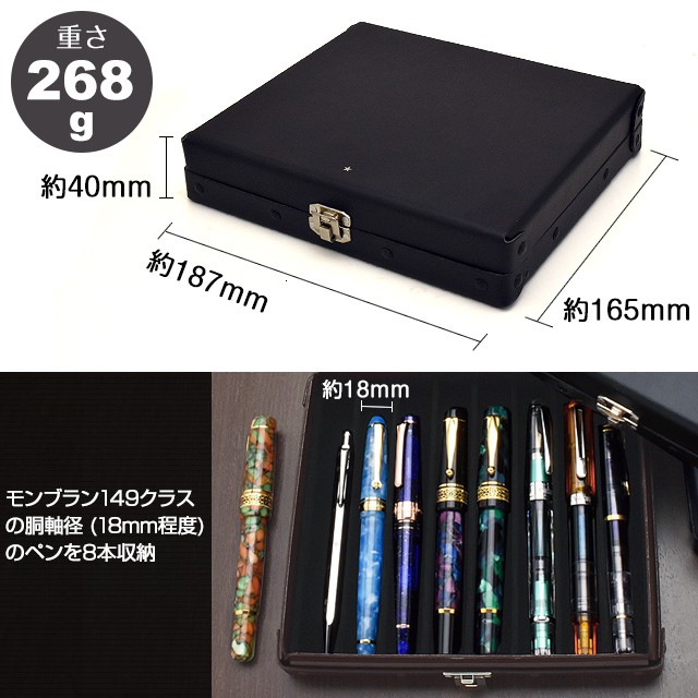 楽天市場】INDUSTRIA☆ ファイバーペンBOX IND-FP8 ペンケースボックス