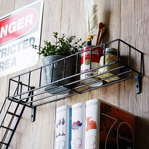 楽天市場】【マラソン期間中 最大P40倍】 ウォールシェルフ 壁収納棚