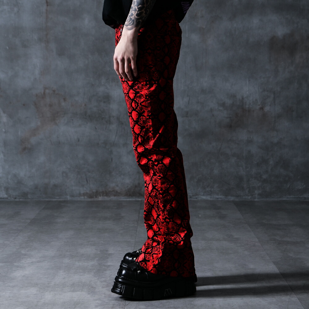 楽天市場】V系 スキニー パンツ フレアパンツ ヴィジュアル系