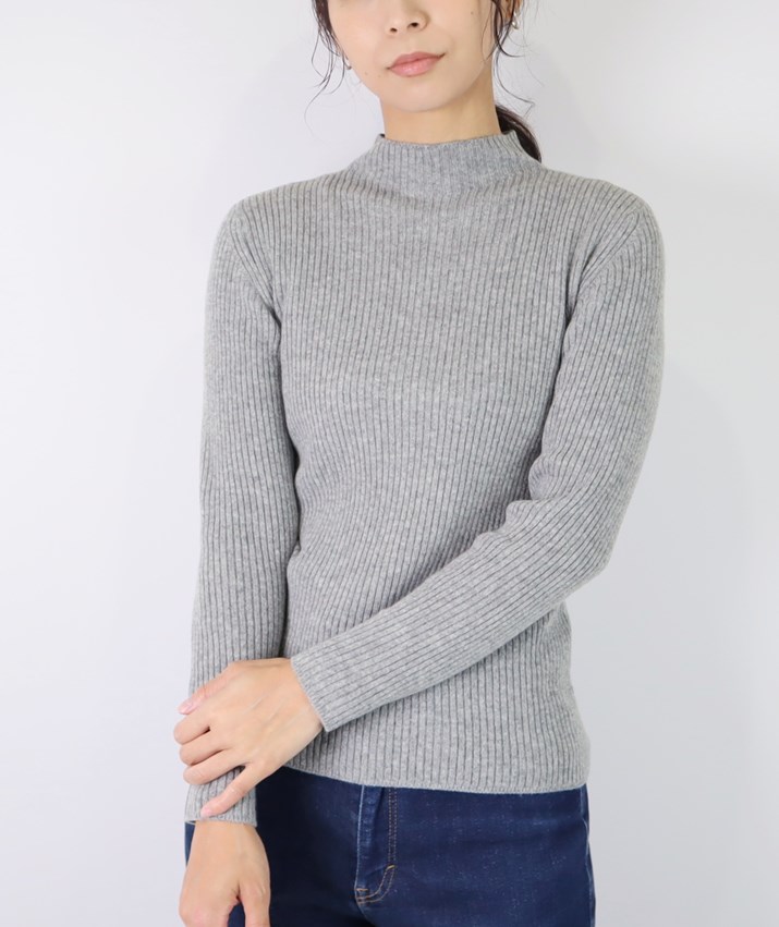 楽天市場】PRODIGAL カシミヤ 100% リブニット 日本製 ハイネック